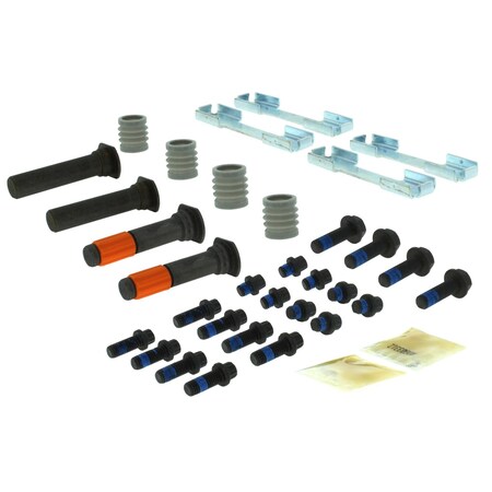 Centric Posi Quiet Semi-Metallic Brake Pads with Hardware , Posi Quiet 104.07861